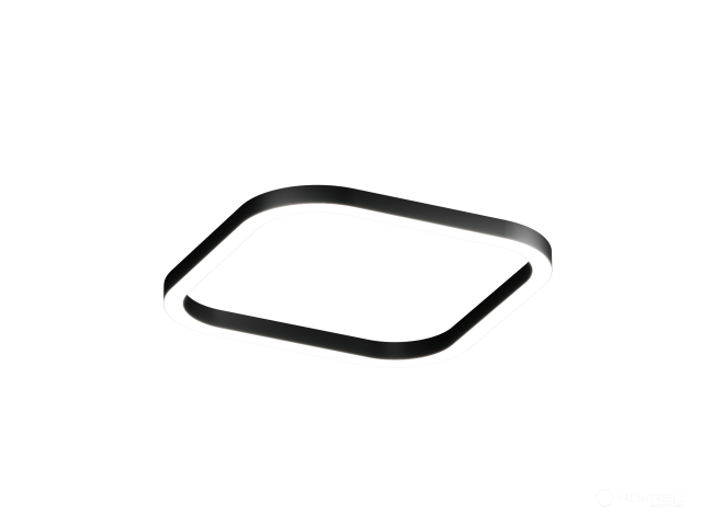 Modular lamp HOKASU Frame-R (RAL9005/1250*1250mm/LT70 — 4K/115W/120deg)