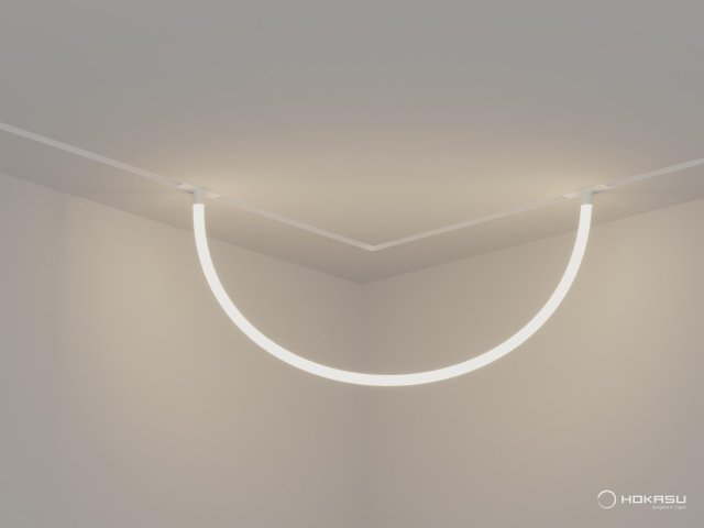 Lamp HOKASU GhostLight (ral9003/1500mm — 3K/33W)