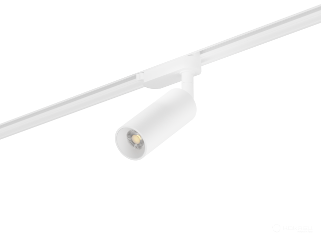 Lamp HOKASU Tube TR2 Lens (RAL9003/D40 — 2.7K/7W/24deg)