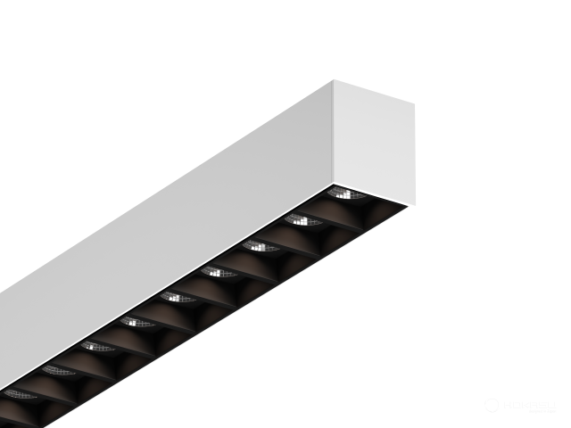 Linear lamp HOKASU 35/40 U&D LS (ral9003/1851mm/70— 3K/56W/60deg)