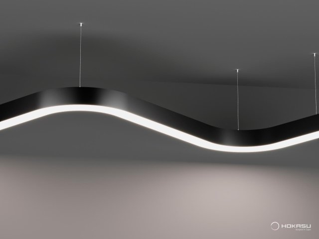 Linear lamp HOKASU Wave