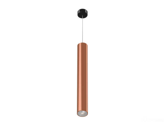 Lamp HOKASU Tube Hang+ (COPPER/D40/320mm/Lens — 3K/5W/36deg)