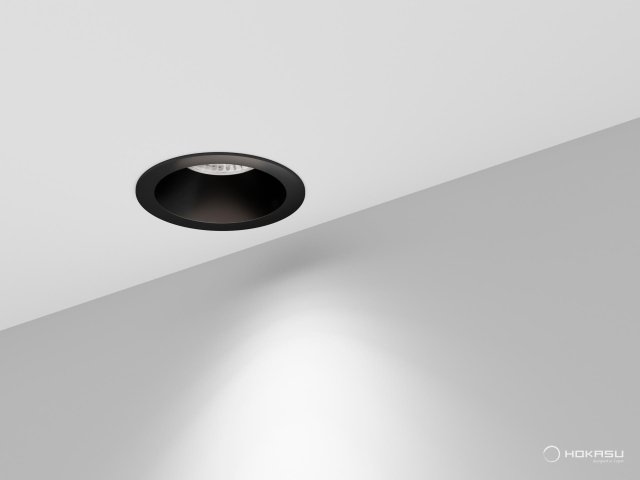 Lamp HOKASU DOT (RAL9005 — 3K/10W/60deg/CRI90)