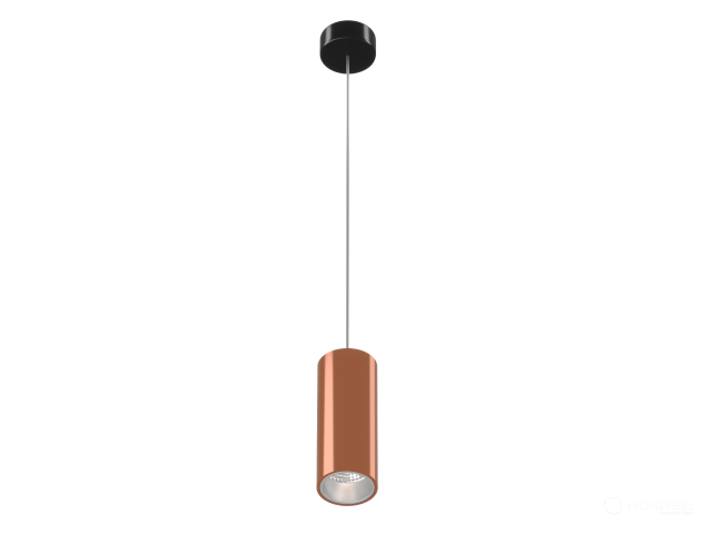 Lamp HOKASU Tube Hang (COPPER/D40/100mm/Lens — 2.7K/5W/15deg)