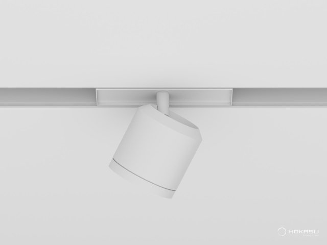 Lamp HOKASU OneLine DOT (RAL9003 — 3K/10W/15deg)