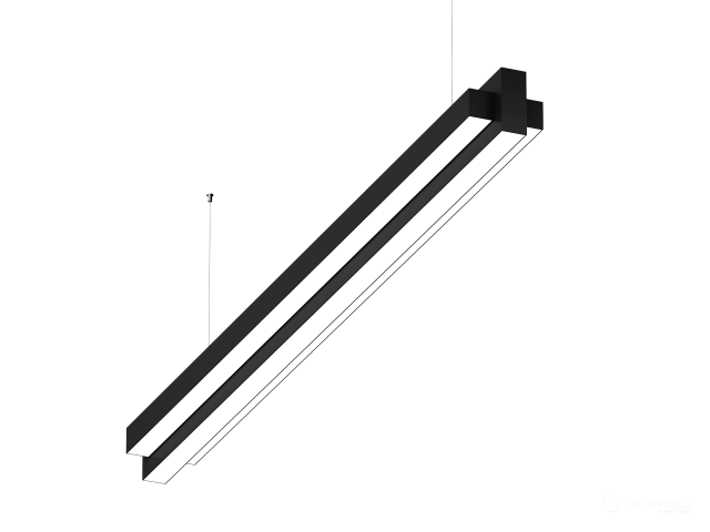 Linear lamp HOKASU Brick (RAL9005/2000mm/LT70 — 3K/42W)