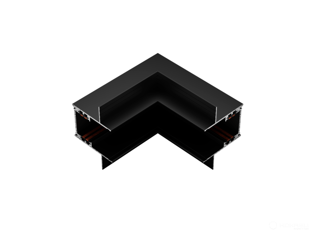Connecting element HOKASU OneLine Edgeless (L2/RAL9005)