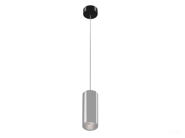 Lamp HOKASU Tube Hang (SILVER/D40/100mm/Lens — 2.7K/5W/24deg)