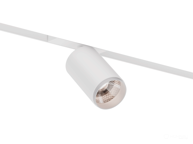 Lamp HOKASU OneLine Tube Zoom (RAL9003/D75/120mm — 3K/20W/12-50deg)