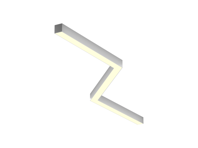 Lamp HOKASU Z S50 (RAL9003/3x651mm-135/LT70 — 3K/41W)