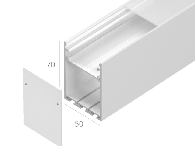 Led aluminum profile HOKASU 50/70