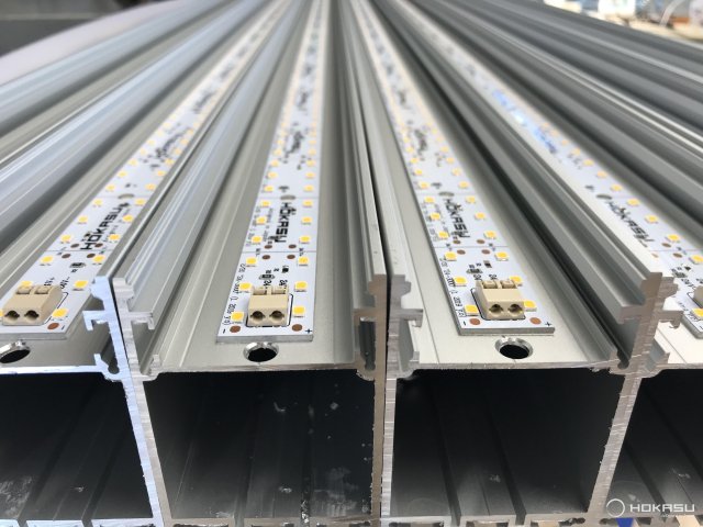 Linear lamp HOKASU S50 (Anod/2000mm/LT70 — 3K/44W)