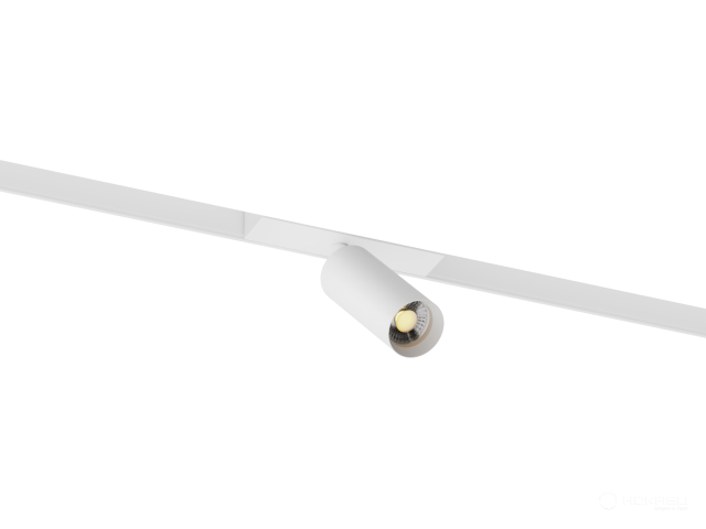 Lamp HOKASU OneLine Tube (RAL9003/D40/100mm/Lens — 3K/7W/36deg)