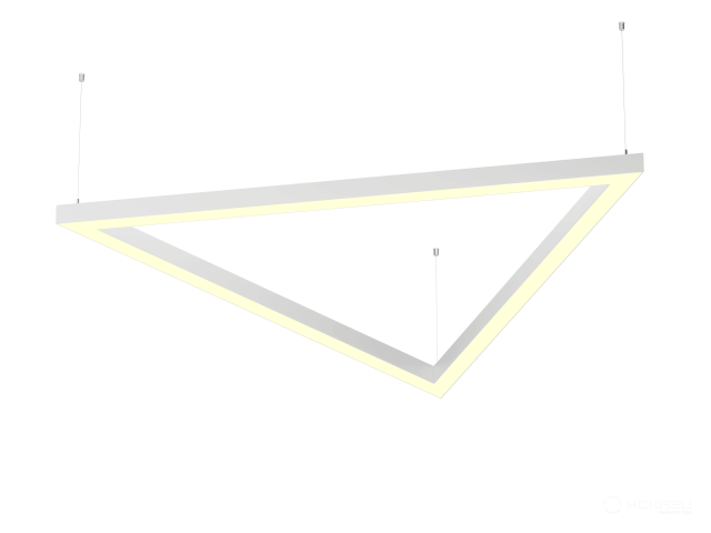 Lamp HOKASU Delta 35/40 (RAL9003/3x819/LT70 — 3K/55W)