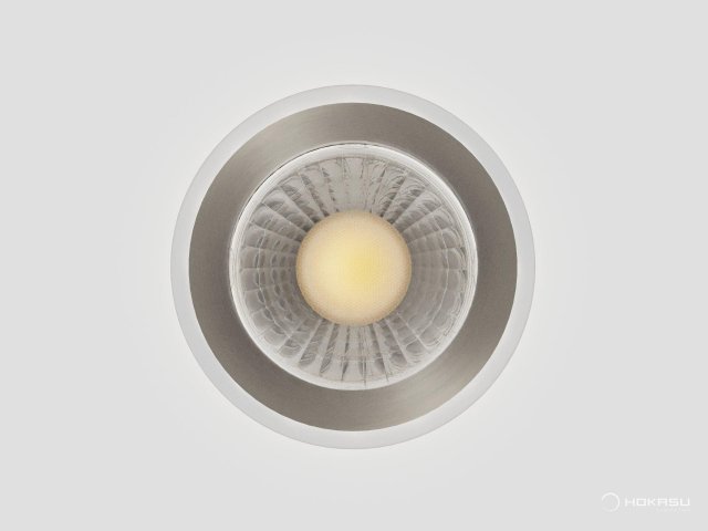 Lamp HOKASU DOT Spin Edgeless noPS (RAL9003 — 4K/20W/24deg/CRI98)