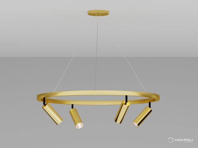 Pendant lamp HOKASU PL1 (GOLD/830mm — 3K/40W/38deg)