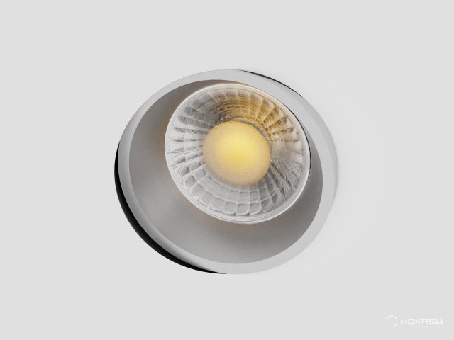 Lamp HOKASU DOT Spin Edgeless noPS (RAL9003 — 4K/20W/24deg/CRI98)