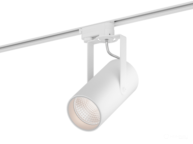 Lamp HOKASU Tube Clip TR4 (RAL9003/D75 — 5K/20W/10deg)