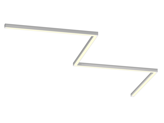Lamp HOKASU Z S50 (RAL9003/4x1250mm-90/LT70 — 3K/104W)