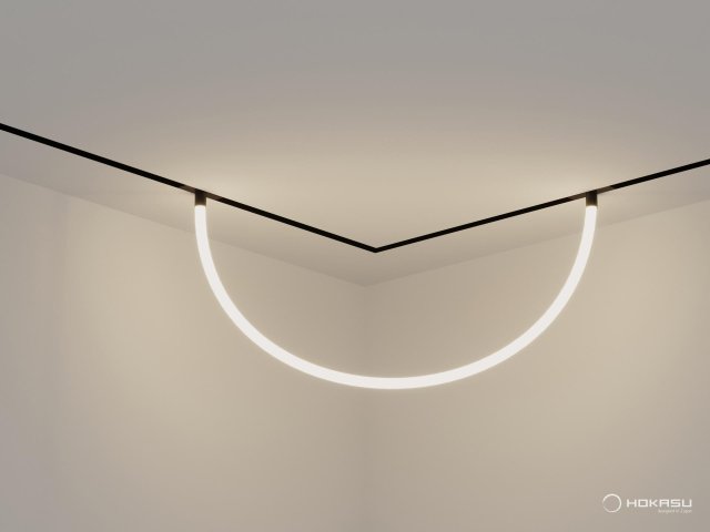 Lamp HOKASU GhostLight (ral9005/1500mm — 3K/33W)