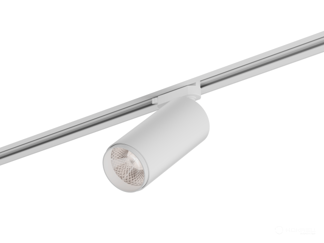 Lamp HOKASU Tube Zoom TR2 (RAL9003/D75/160mm — 5K/20W/12-50deg)