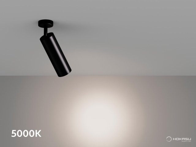 Lamp HOKASU Tube ON with swivel mounting