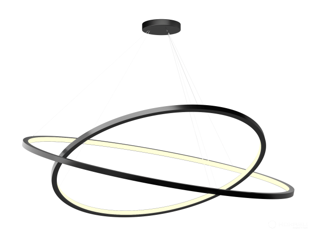 Lamp HOKASU PL6 (RAL9005/D830-1050/LT70 — 3K/70,8W/120deg)