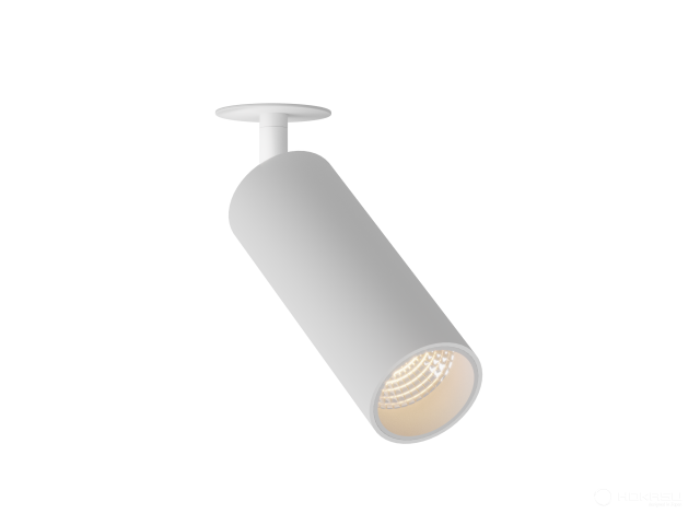 Lamp HOKASU Tube IN (RAL9003/D55 — 3K/10W/23deg)