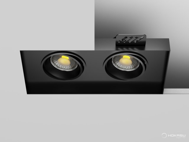 Recessed lamp HOKASU DOTs-S Spin Edgeless