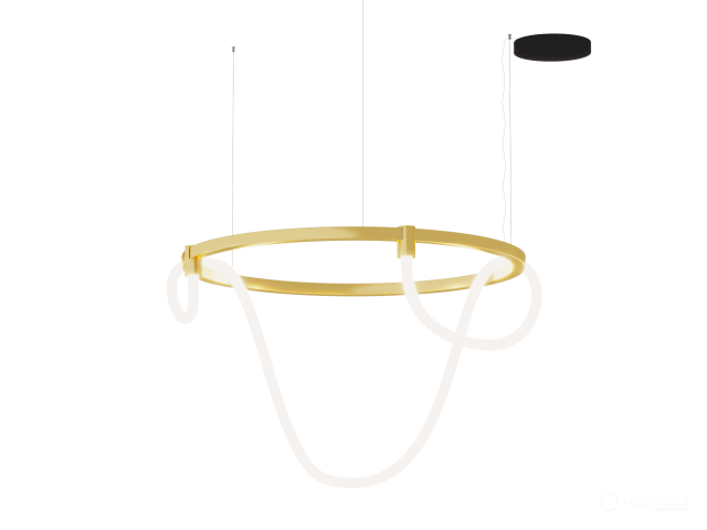 Pendant lamp HOKASU PL8 (GOLD/830mm — 4K/66W/3000mm)