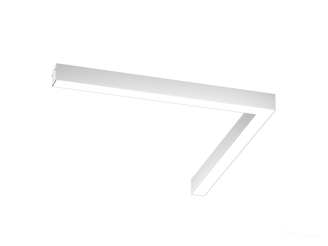 Lamp HOKASU Corner 35/40 (RAL9003/625x625mm/LT70 — 4K/26W)