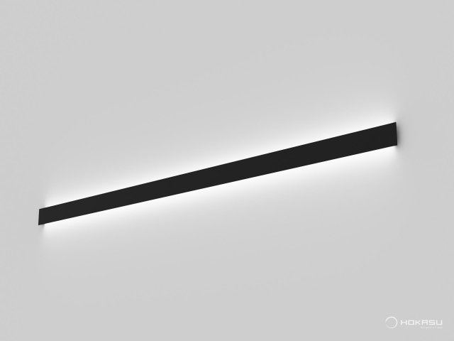 Wall lamp HOKASU WL1 (ral9005/2000mm — 4K/40W)