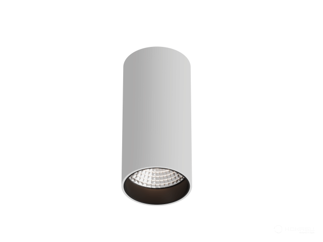 Lamp HOKASU Tube (RAL9003+B/D75 — 2.7K/20W/23deg)