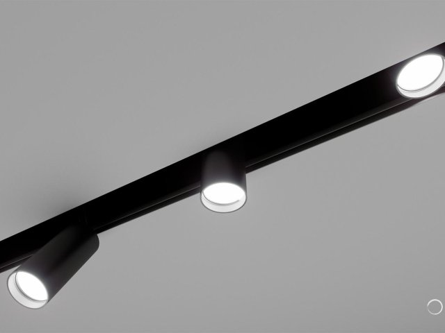 Lamp HOKASU Tube HIDE TR4 (RAL9005/D55 — 3K/10W/10deg)