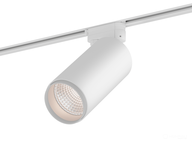 Lamp HOKASU Tube Zoom TR4 (RAL9003/D75/160mm — 2.7K/20W/12-50deg)