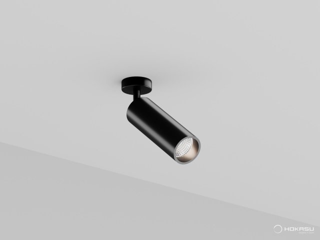 Lamp HOKASU Tube ON with swivel mounting