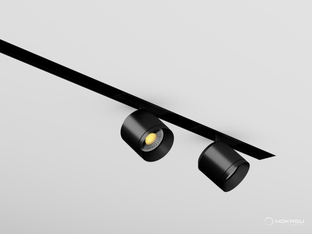 Lamp HOKASU OneLine DOT (RAL9005 — 3K/10W/15deg)