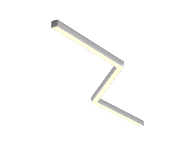 Lamp HOKASU Z S50 (RAL9003/3x877mm-135/LT70 — 3K/54W)
