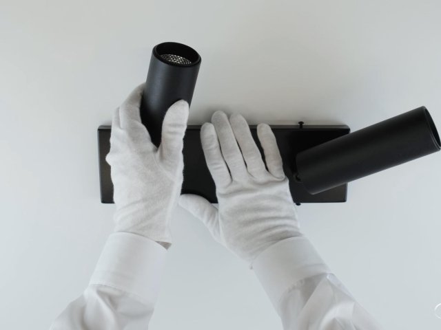 Lamp HOKASU Tube DUO with swivel mounting