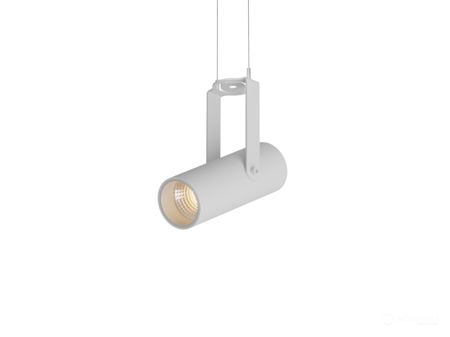 HOKASU Tube Clip Hang (RAL9003/D55 — 3K/10W/38deg)