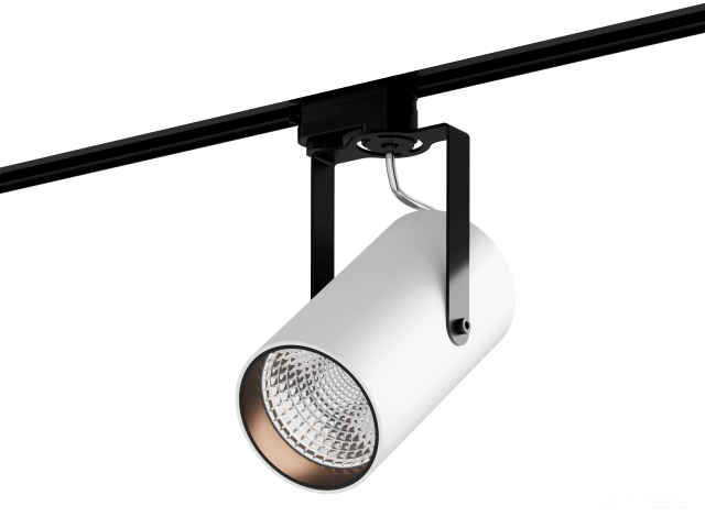 Lamp HOKASU Tube Clip TR4 (RAL9003+B/D85 — 2.7K/30W/23deg)