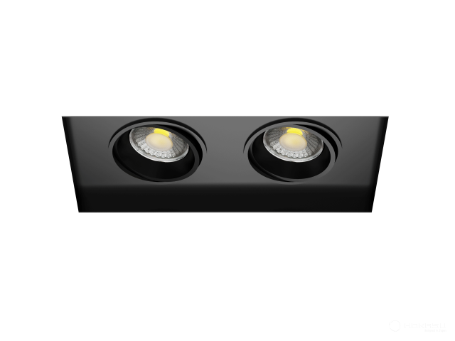 Lamp HOKASU DOTs-S Spin Edgeless noPS (2/RAL9005 — 5K/20W/15deg)