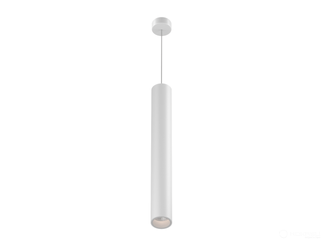 Lamp HOKASU Tube Hang+ (RAL9003/D40/320mm/Lens — 2.7K/5W/24deg)